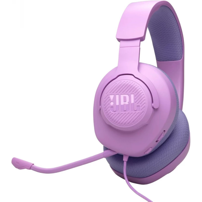 سماعات الألعاب جي بي إل (JBL) كوانتوم 100M2 (Quantum 100M2) المحيطية - ميكروفون قابل للفصل، تصميم مريح فوق الأذن، وتوافق متعدد المنصات