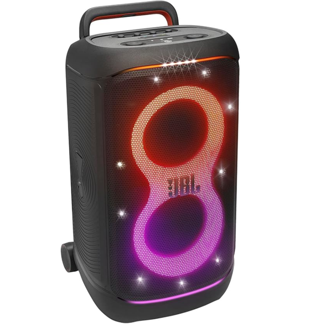 سبيكر جي بي إل (JBL) بارتي بوكس 520 (PartyBox 520) المتنقل - صوت JBL Pro القوي، عرض ضوئي متزامن، ومقاومة للرذاذ بمعيار IPX4