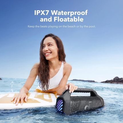 Anker Soundcore Boom 2 Plus Portable Bluetooth Speaker - 140W Max Output, BassUp 2.0 Technology & IPX7 Waterproof