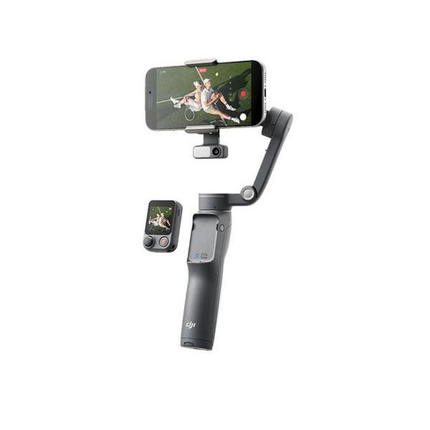 مانع الاهتزاز المغناطيسي دي جي آي (DJI) أوزمو موبايل 8 بي (Osmo Mobile 8P) للهواتف الذكية - تثبيت ثلاثي المحاور، تقنية التتبع الذكي، وعصا تمديد مدمجة