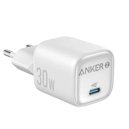 Anker Zolo 30W USB-C Fast Charger - High-Speed Smart Wall Charger for iPhone & Android, Compact Travel Adapter (Black)