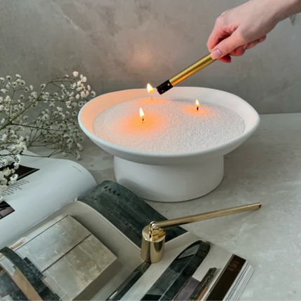 The Candledust Scented Sand Candle (330g) - Eco-Friendly Natural Vegetable Wax Granules with Wicks, Reusable & Customizable Sand Wax