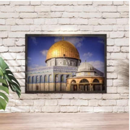 Checkpoint Puzzles 500-Piece Travel Size Jigsaw Puzzle (36 × 50 cm) - Premium Quality Architectural Jigsaw with Glue, Heritage Designs (Quds / Petra)