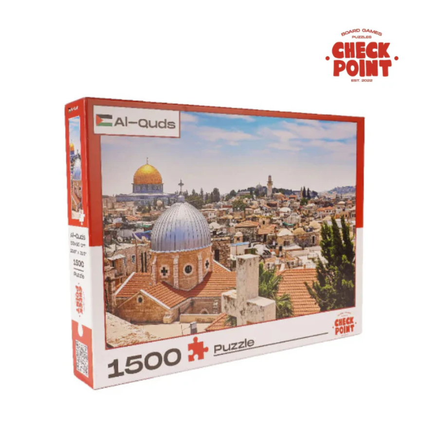 Checkpoint Puzzles Al-Quds Jigsaw Puzzle - Premium Quality Architectural Masterpiece with Glue, Variants (1500 Pieces / 2000 Pieces)