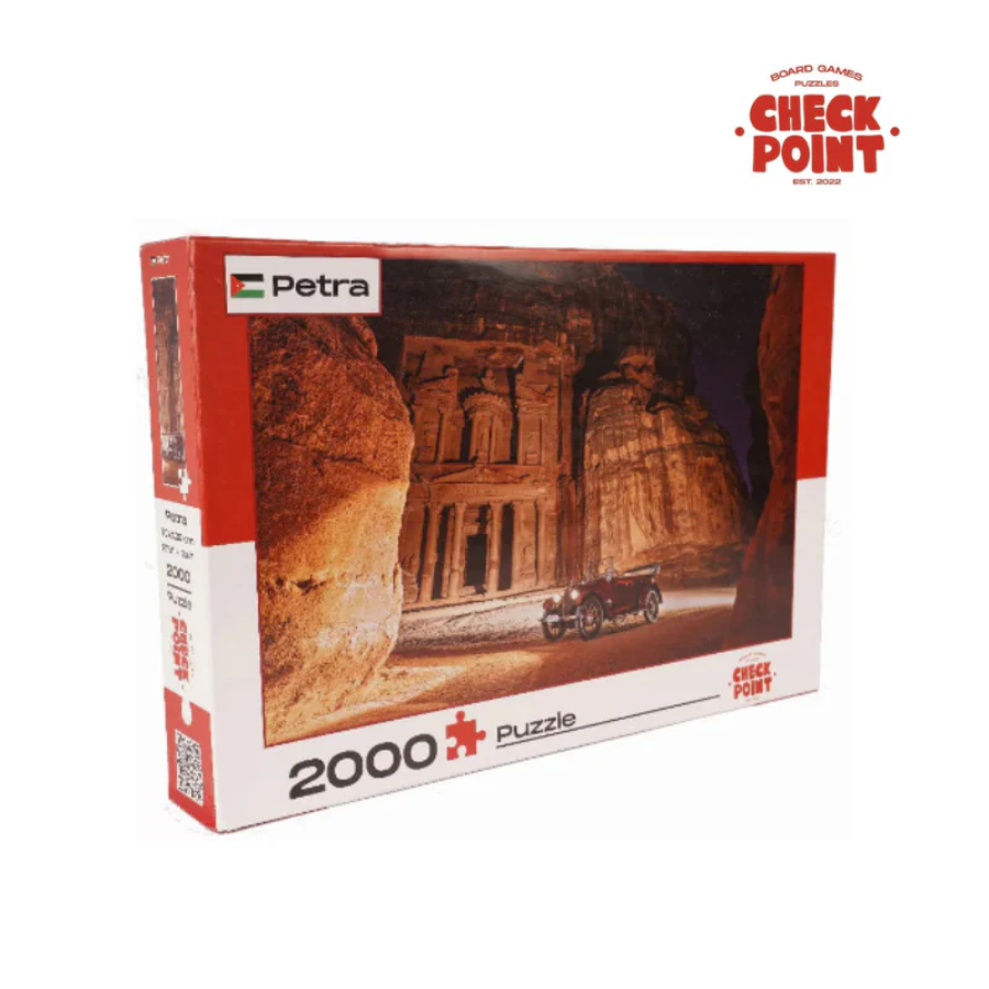 أحجية بازل البتراء تشيك بوينت 2000 قطعة مع صمغ (قياس 100×70 سم) - إصدار حصري بالتعاون مع متحف السيارات الملكي، جودة فاخرة لعشاق التحديات العملاقة أحجية بازل البتراء تشيك بوينت 2000 قطعة مع صمغ (قياس 100×70 سم) - إصدار حصري بالتعاون مع متحف السيارات الملكي، جودة فاخرة لعشاق التحديات العملاقة