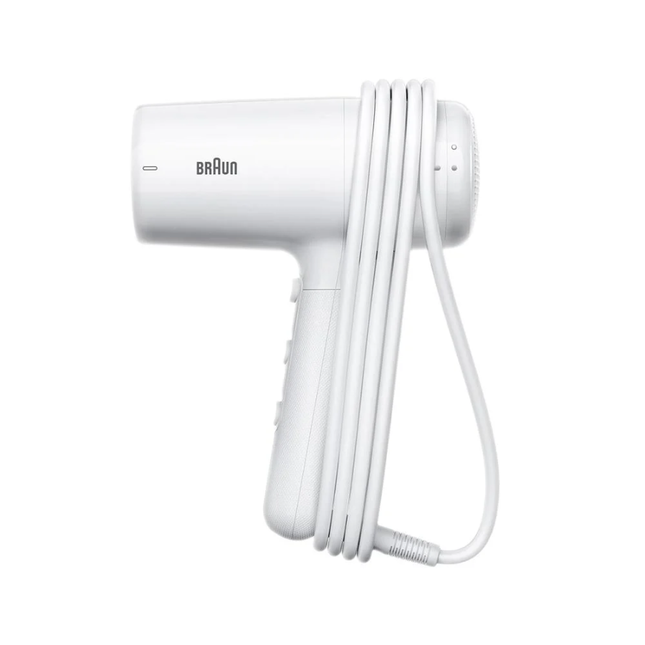مجفف شعر براون ساتين هير الأيوني فائق القوة (Braun Satin Hair PowerPerfection Dryer) قوة 2000 واط مع تقنية الأيونات وفوهة تجفيف احترافية - لون أبيض