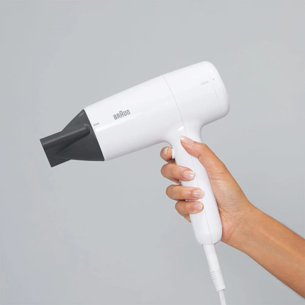 Braun Satin Hair PowerPerfection Ionic Hair Dryer - Premium 2000W Lightweight Blow Dryer with Ionic Technology & Concentrator Nozzle - White