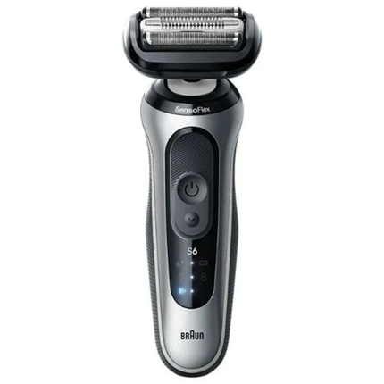 Braun Series 6 Electric Shaver 62-S1000s - Premium Wet & Dry Foil Shaver for Sensitive Skin with SensoFlex & AutoSense Technology - Silver