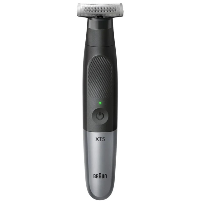 ماكينة حلاقة وتشذيب الجسم والوجه براون الفئة إكس (Braun Series X XT5100) جاف ورطب مع شفرة 4D المرنة و4 أمشاط للوجه ومشطين للجسم