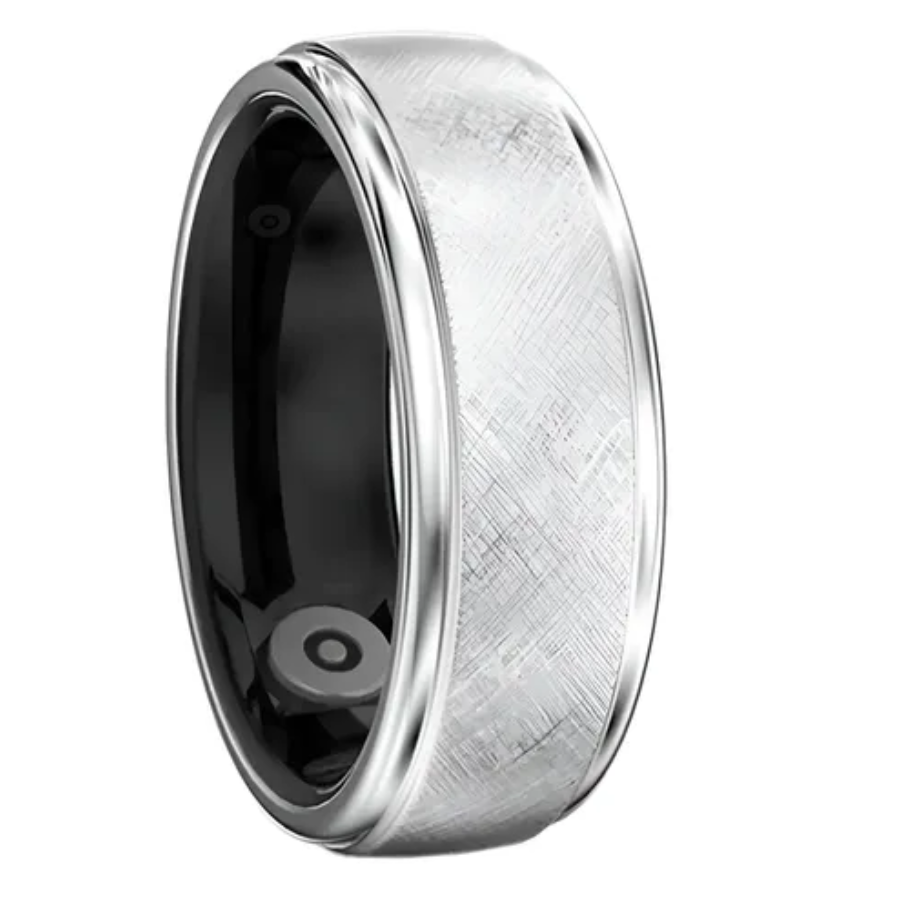 خاتم هاي فيوتشر الذكي الجيل الثاني (HiFuture Future Ring2) من التيتانيوم لمراقبة الصحة والأنشطة مدعم بالذكاء الاصطناعي ومقاوم للماء حتى 100 متر - متوفر بمقاسات 10 و12 و13 خاتم هاي فيوتشر الذكي الجيل الثاني (HiFuture Future Ring2) من التيتانيوم لمراقبة الصحة والأنشطة مدعم بالذكاء الاصطناعي ومقاوم للماء حتى 100 متر - متوفر بمقاسات 10 و12 و13