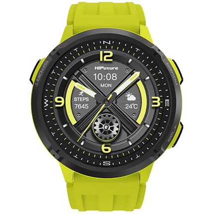 HiFuture Mix3 Smart Watch 1.43 Inch AMOLED Display Dual Core Syntra AI with Wireless Calling and 3ATM Waterproof