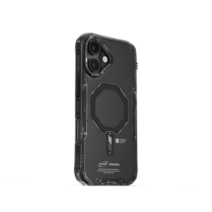 SkinArma Saido Case for iPhone 17 Protective Clear Shell with Magnetic Wireless Charging Support