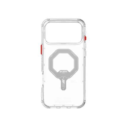 SkinArma Saido Case for iPhone 17 Pro Protective Clear Shell with Magnetic Wireless Charging Support