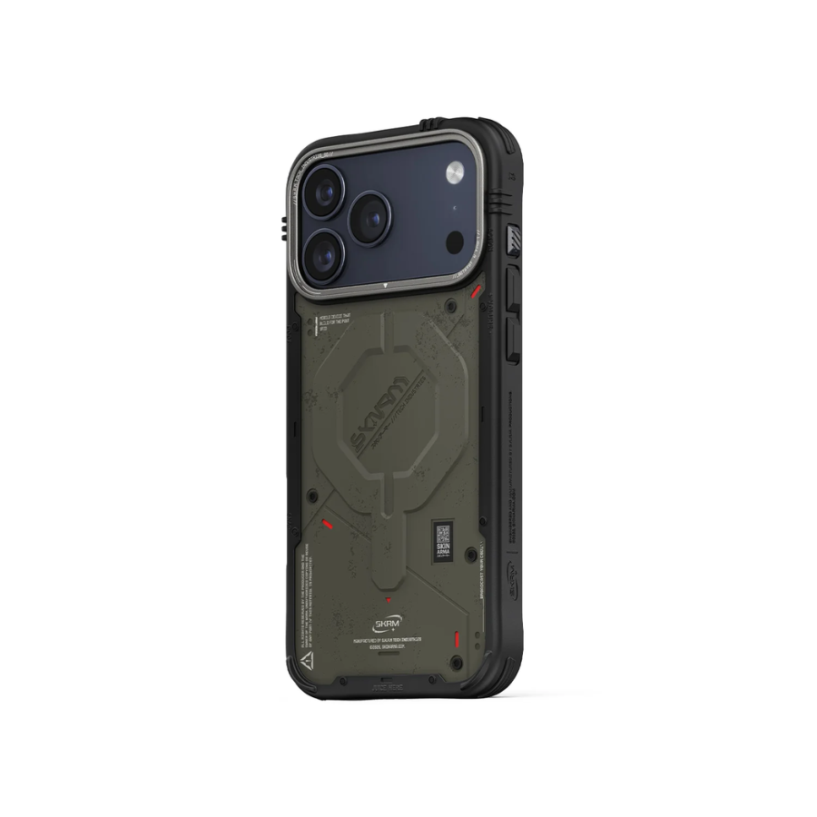 SkinArma Vigor Case for iPhone 17 Pro Max Protective Armor Shell with Stand Grip and Magnetic Support