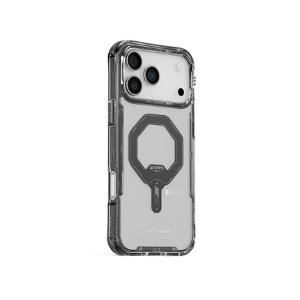 SkinArma Saido Case for iPhone 17 Pro Max Protective Clear Shell with Magnetic Wireless Charging Support