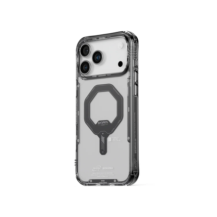 SkinArma Saido Case for iPhone 17 Pro Max Protective Clear Shell with Magnetic Wireless Charging Support