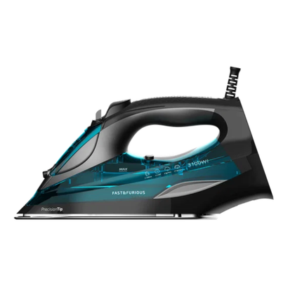Cecotec Fast&Furious 5055 Pro Steam Iron 3100W High Capacity Ceramic Soleplate Smart Garment Iron with Anti-Drip and Auto Shut-Off