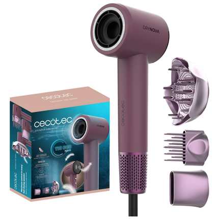 Cecotec DryNova 3 in 1 Smart Hair Dryer 1600W High Velocity Digital Ionic Hair Dryer with Continuous Regulation and Professional Diffuser