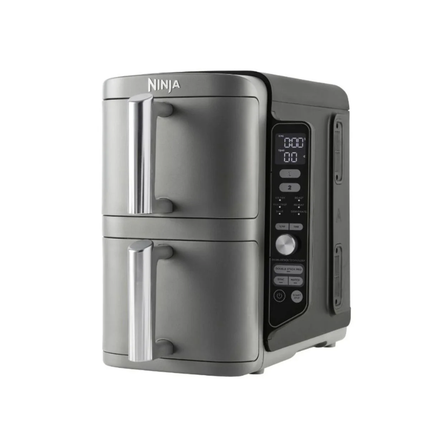 Ninja DoubleStack XL 2-Drawer Air Fryer Professional Vertical Space-Saving Kitchen System with 4-Layer Cooking Racks and DualZone Technology