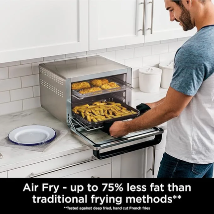 Ninja Foodi 10-in-1 Smart Oven Professional Countertop Convection Toaster and Air Fryer with True Surround Convection and Dual-Level Capacity