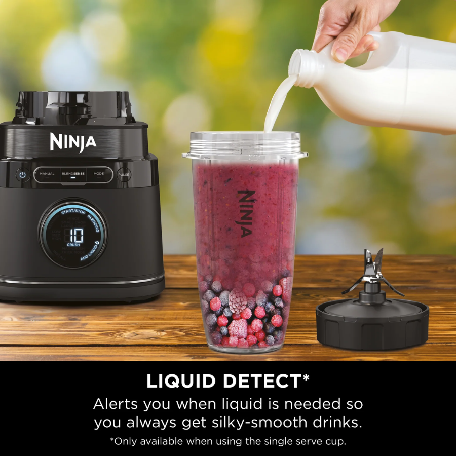 خلاط نينجا ديتكت باور بليندر برو الذكي بقوة محرك جبارة وتكنولوجيا الاستشعار التلقائي لقوام الأطعمة والمشروبات خلاط نينجا ديتكت باور بليندر برو الذكي بقوة محرك جبارة وتكنولوجيا الاستشعار التلقائي لقوام الأطعمة والمشروبات