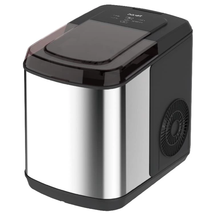 Conti Portable Ice Maker Machine IM-1002-SB High-Output Countertop Ice Cube Generator with 12kg Daily Capacity, 1.5L Reservoir, and Self-Cleaning Function