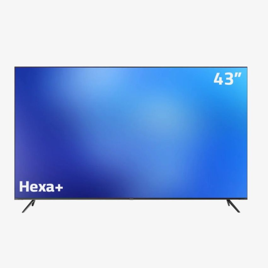 G-Guard 43-Inch Hexa Plus Smart Google TV GG-43 CG Hexa+ Frameless LED Display with Full HD Resolution, HDR10, Dolby Audio and Voice Control