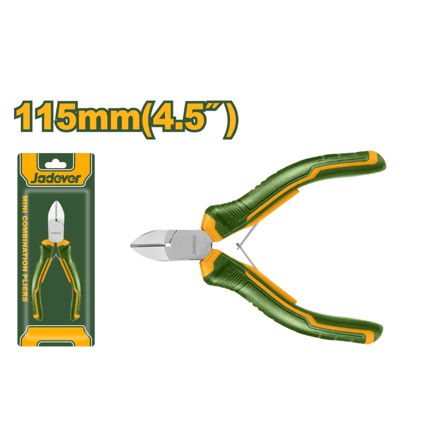 Jadever Mini Diagonal Cutting Pliers JDPL0953 4.5-Inch 115mm High-Carbon Steel Precision Wire Cutter with Ergonomic Non-Slip Grip Handle for Electronics Repair Jadever Mini Diagonal Cutting Pliers JDPL0953 4.5-Inch 115mm High-Carbon Steel Precision Wire Cutter with Ergonomic Non-Slip Grip Handle for Electronics Repair