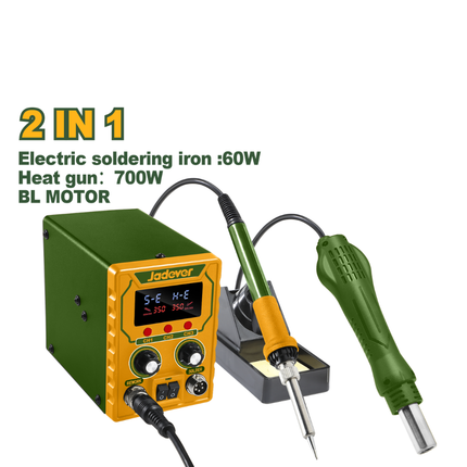 Jadever Hot Air Rework Soldering Station 760W Digital Display Adjustable Temperature Professional Electronic Repair Tool