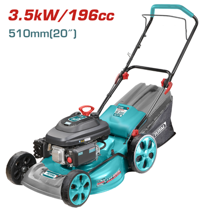 Total Gasoline Lawn Mower 20 Inch 196cc 4-in-1 Cutting System with Zongshen Engine Model TGT196201