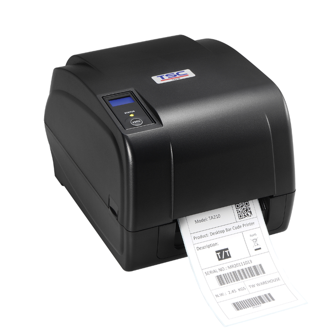 TSC TA210 4-Inch Desktop Barcode Printer 203 DPI 5 IPS Direct Thermal & Thermal Transfer Printer