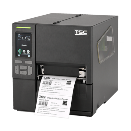 TSC MB240T Mid-Range Industrial Barcode Label Printer 203 DPI 10 IPS with Front Touch Screen