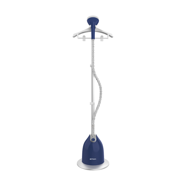 Conti GS-1219-BS Professional Heavy-Duty Garment Steamer 2100W with Adjustable Telescopic Pole - Black & Silver