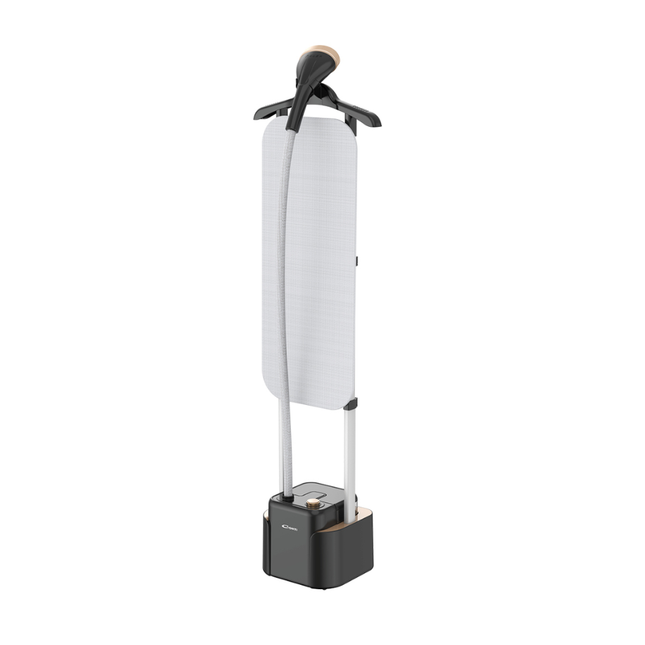 Conti GS-1222-BG Professional Heavy-Duty Garment Steamer 2100W with Adjustable Telescopic Pole - Black & Gold