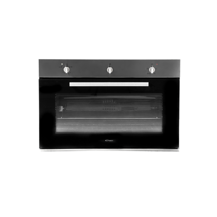 Conti OGK-9101-IX Italian Built-In 90cm Gas Oven with 125L Capacity, Cooking Fan & Safety Valve - Stainless Steel