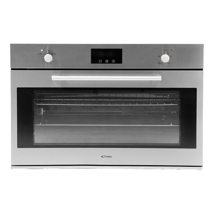 Conti OGD-9405-IX Italian Built-In 90cm Gas Oven with 125L Capacity, Cooking Fan & Safety Valve - Stainless Steel