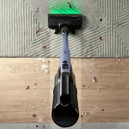 Hitachi PV-XHE4PLMBGAE Cordless Stick Vacuum Cleaner with 225AW Suction & 80 Min Runtime - Metallic Blue