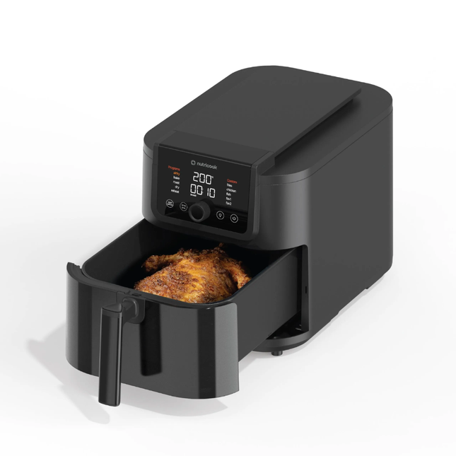 Nutricook NC-AFS330 Slim XXL Air Fryer with 8L Capacity, 1700W Power and Clear Viewing Window