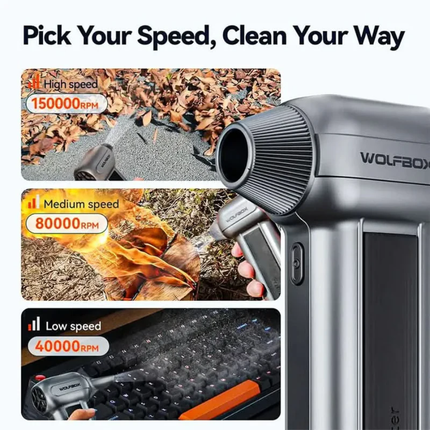 WOLFBOX MF100 Compressed Air Duster