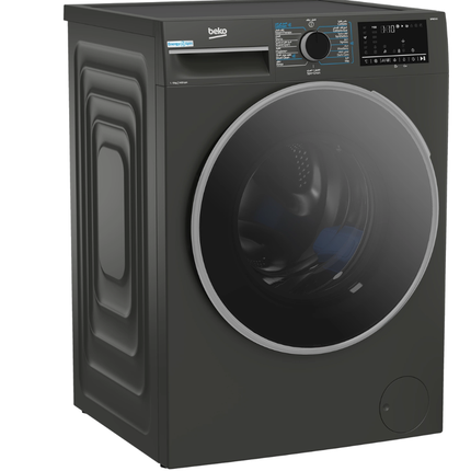 Beko 9kg Front Load Washing Machine 15 Programs 1400 RPM Inverter - Manhattan Gray