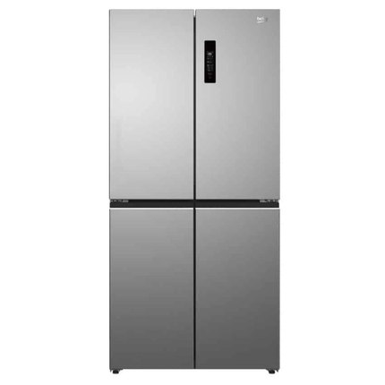Beko 601L 4-Door Refrigerator with ProSmart Inverter & Digital Display - Silver