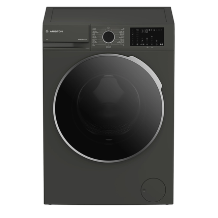 Ariston 10kg Front Load Washing Machine with 1400 RPM & Inverter Motor - Gray