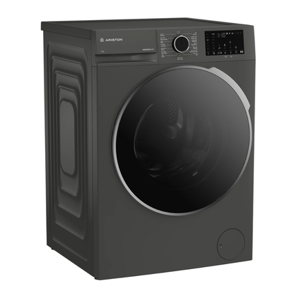 Ariston 10kg Front Load Washing Machine with 1400 RPM & Inverter Motor - Gray