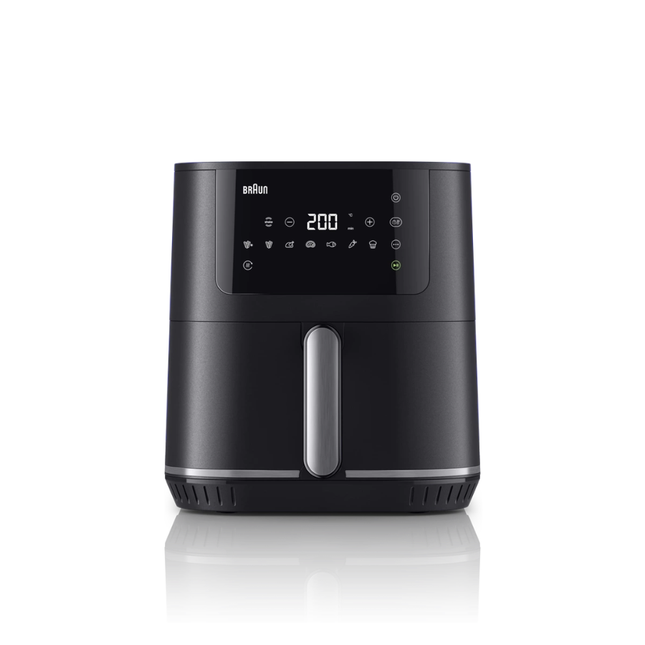 قلاية هوائية براون Braun رقمية سعة 6 لتر بقوة 1700 واط مع 8 برامج - أسود