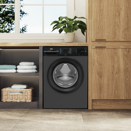 Beko Front Load Washing Machine 1200 RPM 7kg Inverter - Anthracite