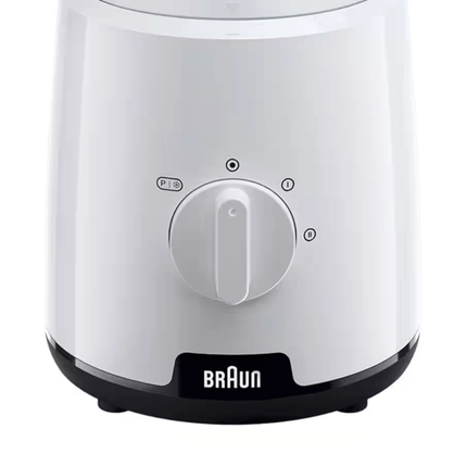 Braun Countertop Blender 600W 1.5L with TriAction Technology - White