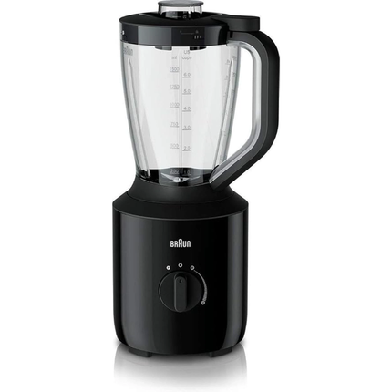 Braun Countertop Blender 800W 2L Glass Jug - Black