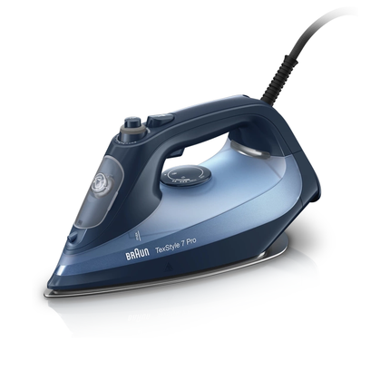 Braun Steam Iron 3000W EloxalPlus with FreeGlide 3D Technology - Blue