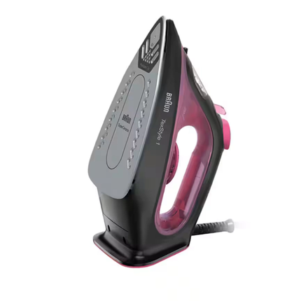 Braun Steam Iron 2000W SuperCeramic 220ml - Black & Violet