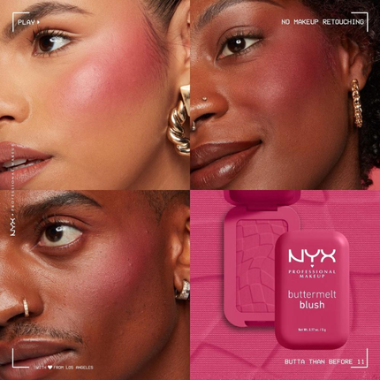 NYX Buttermelt Blush - Creamy Buildable Face Color
